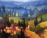Tuscan Valley View by Philip Craig